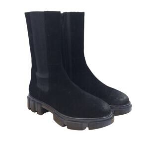 Free People Black Combat Boots